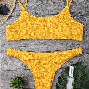 Yellow bikini set
